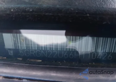 2006 Hummer H2 Sut из США, поврежденный, VIN 5GRGN22U66H110426